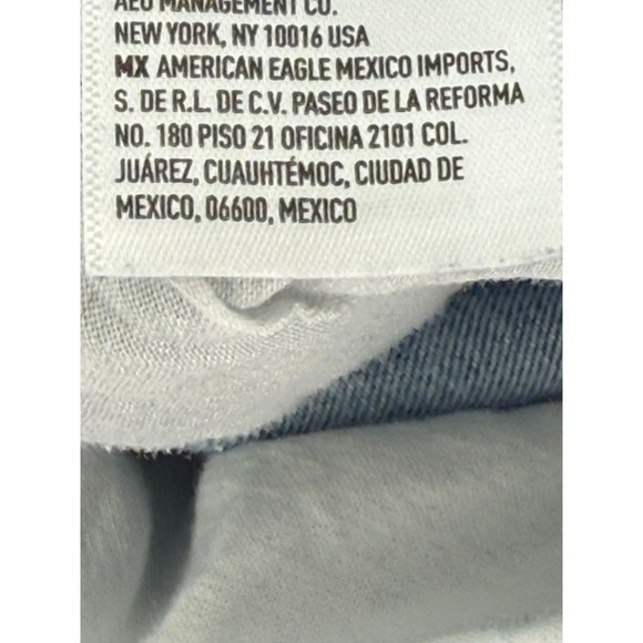 American Eagle Next Level Stretch High Rise Flare Jeans Light Wash Distressed 6 - Picture 14 of 14